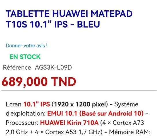Tablette Huawei matpad t10s - 5/5