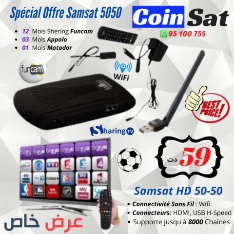 Récepteur HD Samsat 5050 - Basic + Wifi - 1