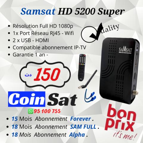 Récepteur HD Samsat HD 5200 Super. - 1/1